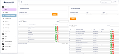 NxtGen ERP Others Entry