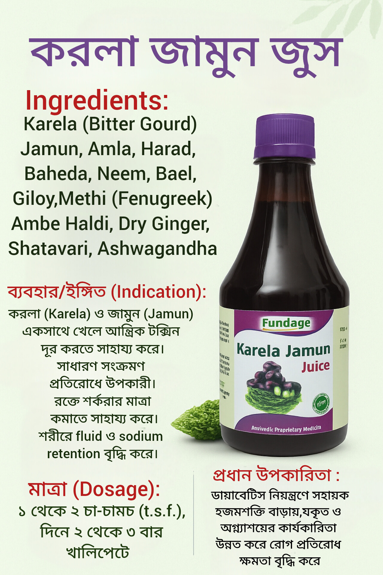 Karela Jamun Juice 